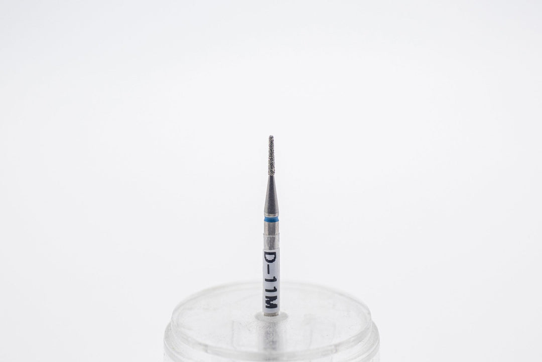 Diamond Nail Drill Bits D - 11, shape Cone Rounded, head size 1.0x6.0 mm - U - tools - U - tools