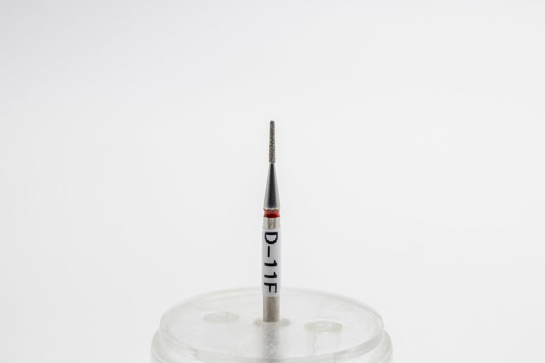 Diamond Nail Drill Bits D - 11, shape Cone Rounded, head size 1.0x6.0 mm - U - tools - U - tools