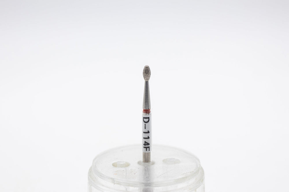 Diamond Nail Drill Bits D - 114 shape bud, head size 2.3*4.2 mm - U - tools - U - tools
