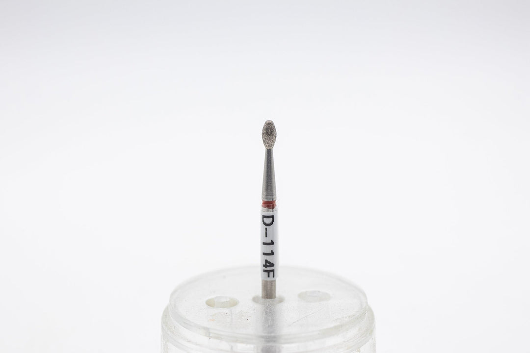 Diamond Nail Drill Bits D - 114 shape bud, head size 2.3*4.2 mm - U - tools - U - tools