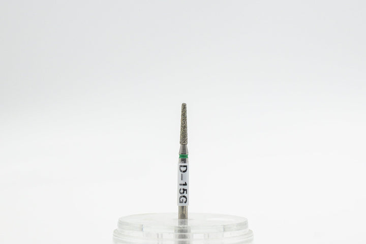 Diamond Nail Drill Bits D - 15, shape Cone Rounded, head size 1.8x10 mm - U - tools - U - tools