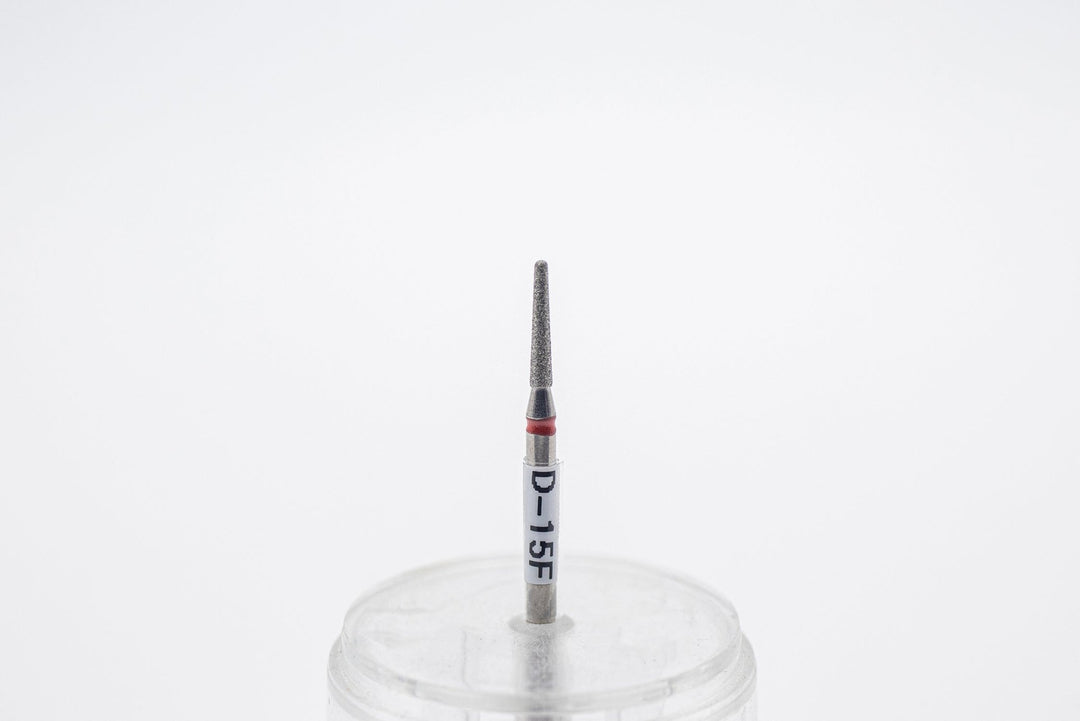 Diamond Nail Drill Bits D - 15, shape Cone Rounded, head size 1.8x10 mm - U - tools - U - tools