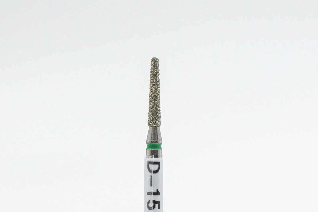 Diamond Nail Drill Bits D-15, shape Cone Rounded, head size 1.8x10 mm