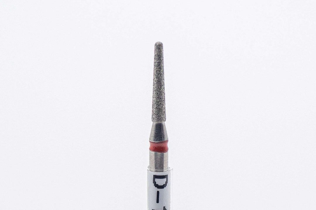 Diamond Nail Drill Bits D-15, shape Cone Rounded, head size 1.8x10 mm