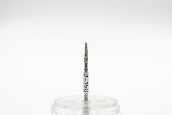 Diamond Nail Drill Bits D - 15, shape Cone Rounded, head size 1.8x10 mm - U - tools - U - tools