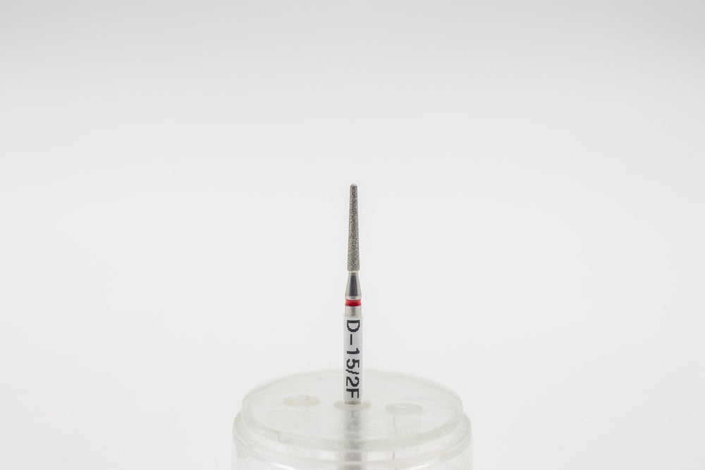 Diamond Nail Drill Bits D - 15/2, shape Cone Rounded, head size 1.8x12 mm - U - tools - U - tools