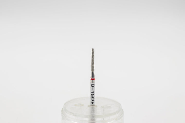Diamond Nail Drill Bits D - 15/2, shape Cone Rounded, head size 1.8x12 mm - U - tools - U - tools