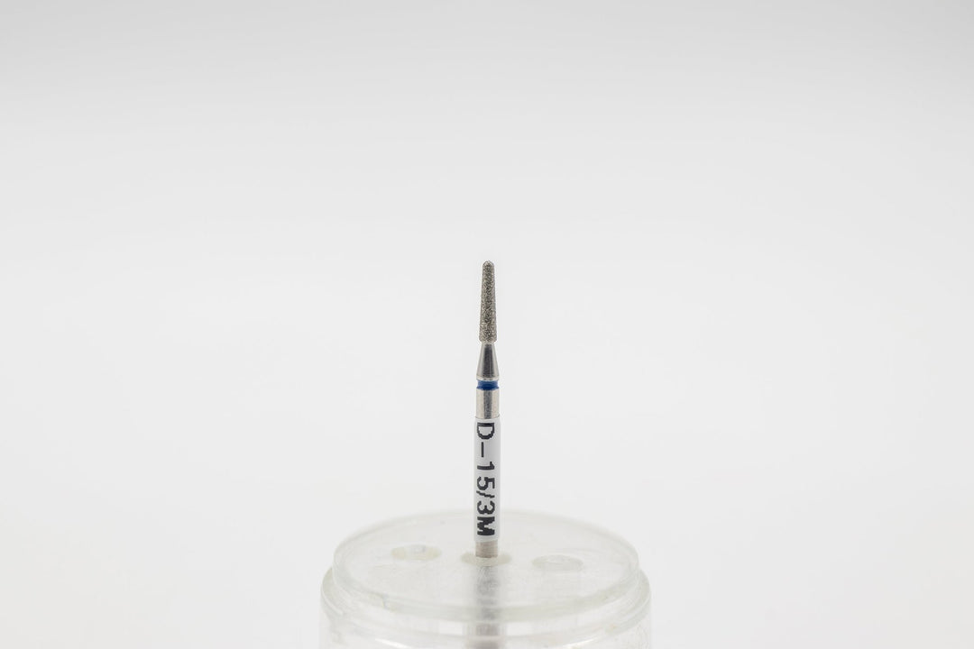 Diamond Nail Drill Bits D - 15/3, shape Cone Rounded; head size 1.8x8 mm - U - tools - U - tools