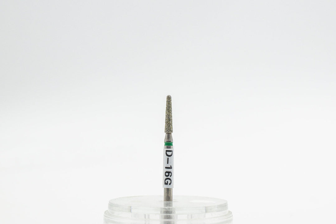 Diamond Nail Drill Bits D - 16, shape Cone Rounded, head size 2.1x10 mm - U - tools - U - tools