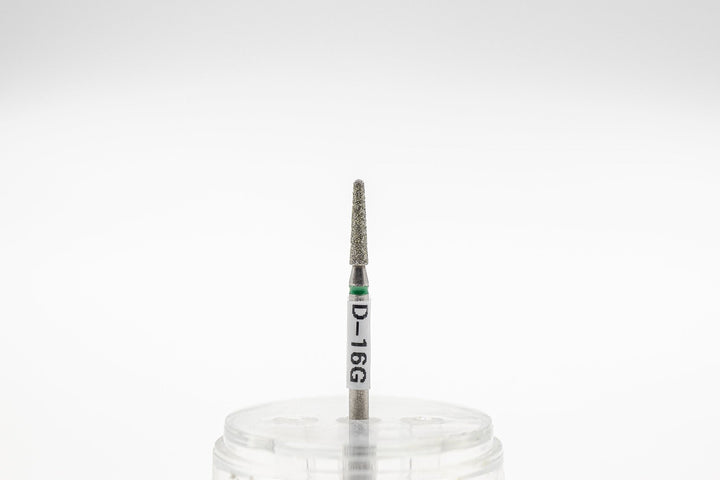 Diamond Nail Drill Bits D - 16, shape Cone Rounded, head size 2.1x10 mm - U - tools - U - tools