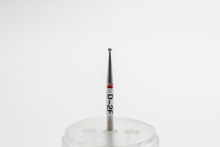 Diamond Nail Drill Bits D - 2, shape Ball, head size 1.4x1.2 mm - U - tools - U - tools