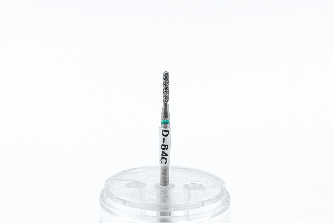 Diamond Nail Drill Bits D - 64, shape rounded cylinder; head size 1.4x8.0.mm - U - tools - U - tools