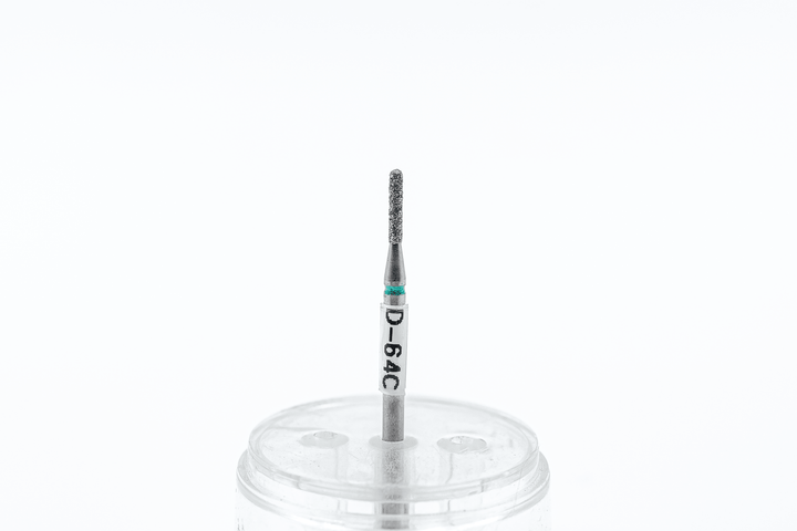 Diamond Nail Drill Bits D - 64, shape rounded cylinder; head size 1.4x8.0.mm - U - tools - U - tools