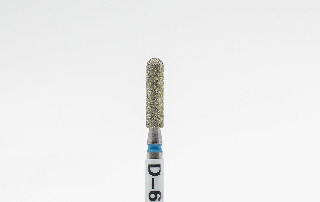 Diamond Nail Drill Bits D-69, shape rounded cylinder, head size 2.5x10mm