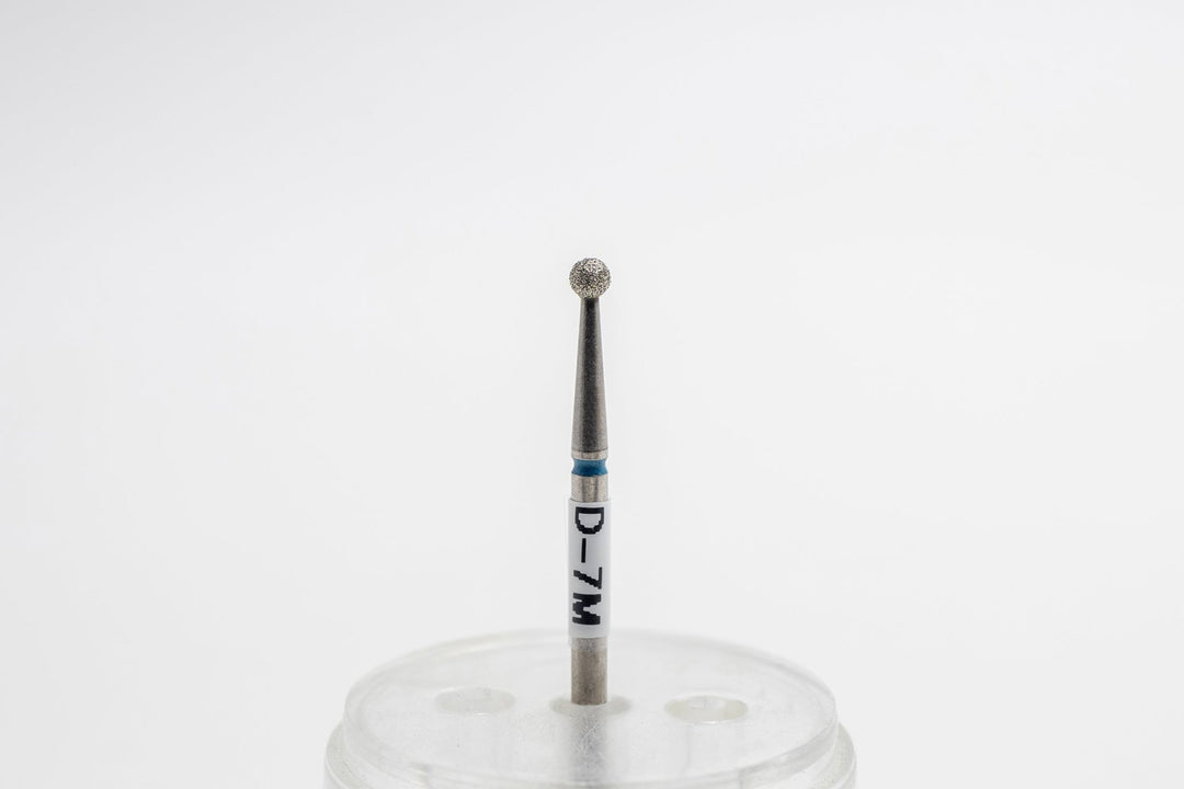 Diamond Nail Drill Bits D - 7, shape Ball, head size 2.5x2.3 mm - U - tools - U - tools