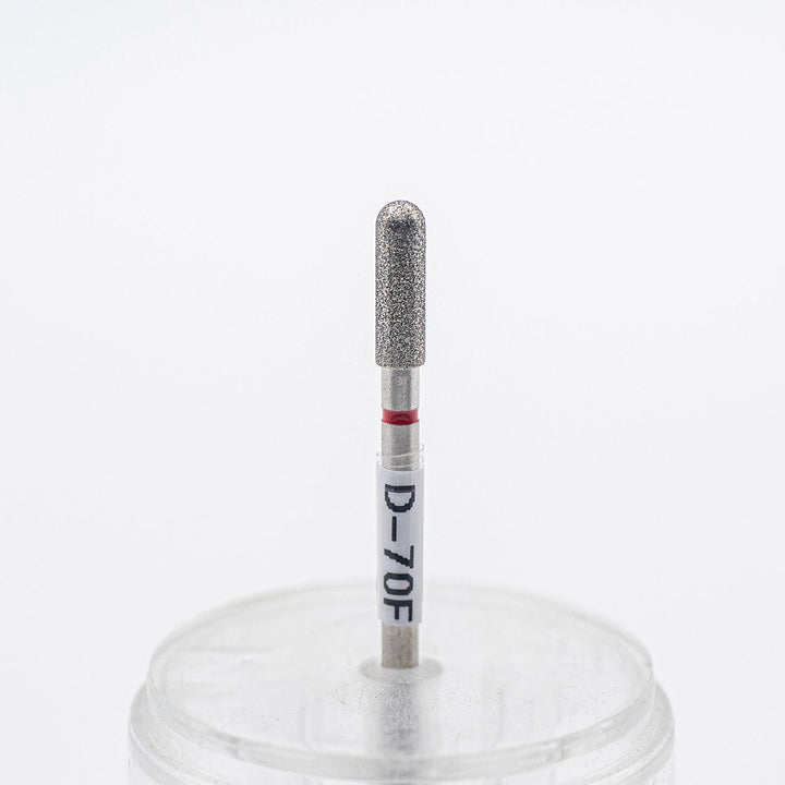 Diamond Nail Drill Bits D - 70, shape rounded cylinder, head size 3x10mm - U - tools - U - tools