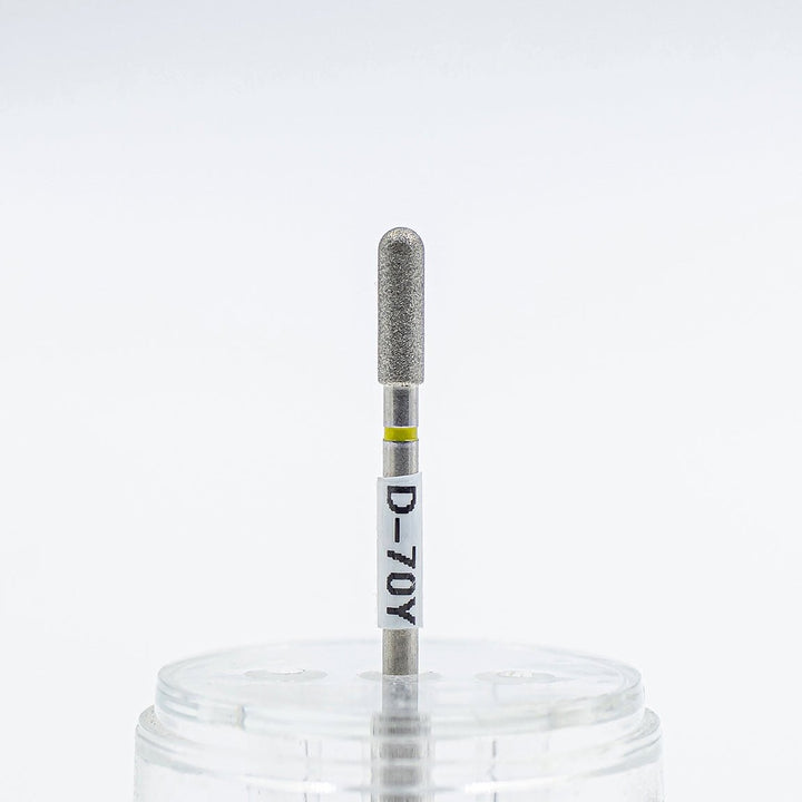 Diamond Nail Drill Bits D - 70, shape rounded cylinder, head size 3x10mm - U - tools - U - tools