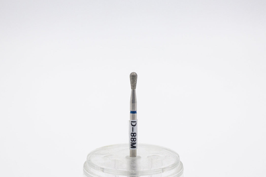 Diamond Nail Drill Bits D - 87/3, shape pear, head size 2.5x5.0 mm - U - tools - U - tools