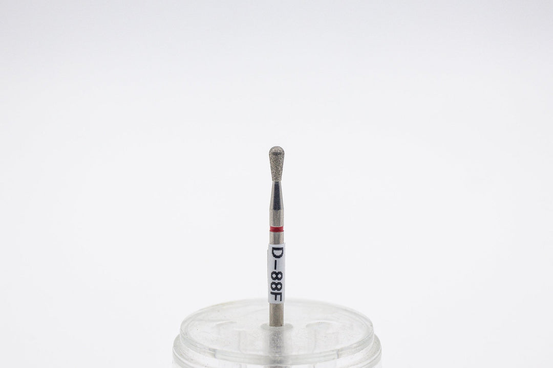 Diamond Nail Drill Bits D - 87/3, shape pear, head size 2.5x5.0 mm - U - tools - U - tools