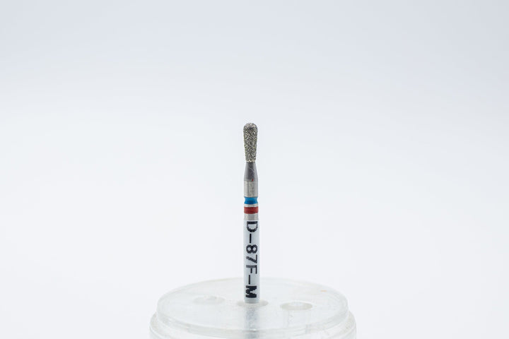Diamond Nail Drill Bits D - 87F - M, shape pear, head size 2.3x6 mm - U - tools - U - tools