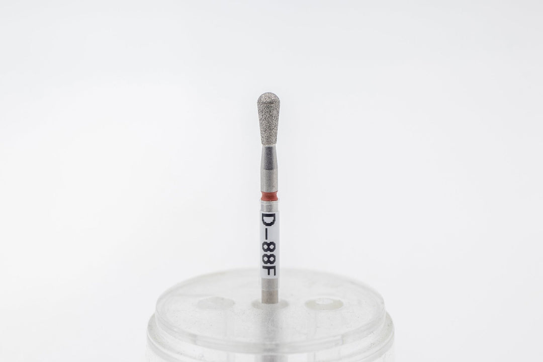 Diamond Nail Drill Bits D - 88, shape pear, head size 3.1x7.0 mm - U - tools - U - tools