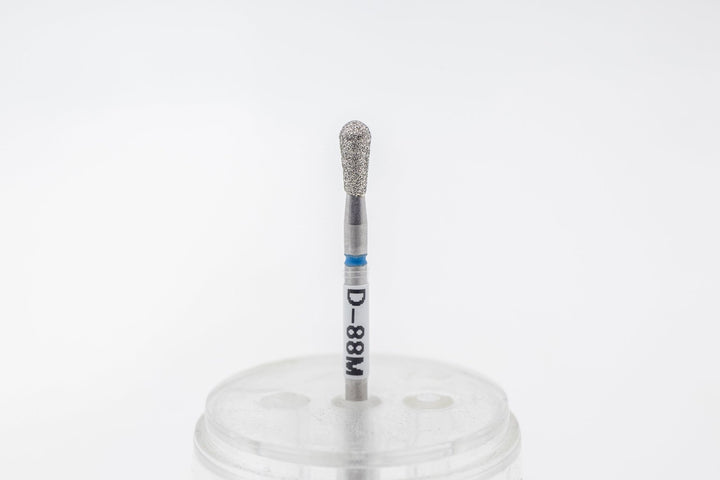 Diamond Nail Drill Bits D - 88, shape pear, head size 3.1x7.0 mm - U - tools - U - tools