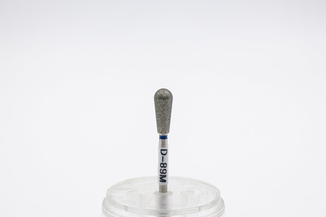 Diamond Nail Drill Bits D - 89, shape pear, head size 5.0x12 mm - U - tools - U - tools