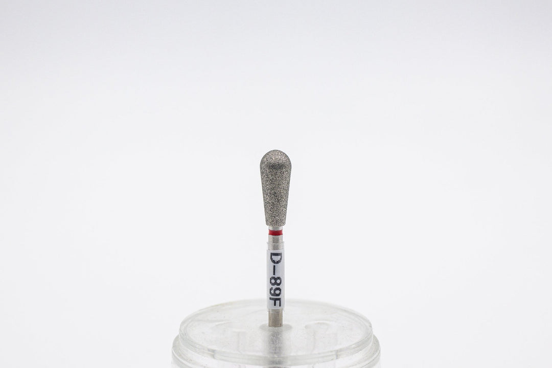 Diamond Nail Drill Bits D - 89, shape pear, head size 5.0x12 mm - U - tools - U - tools
