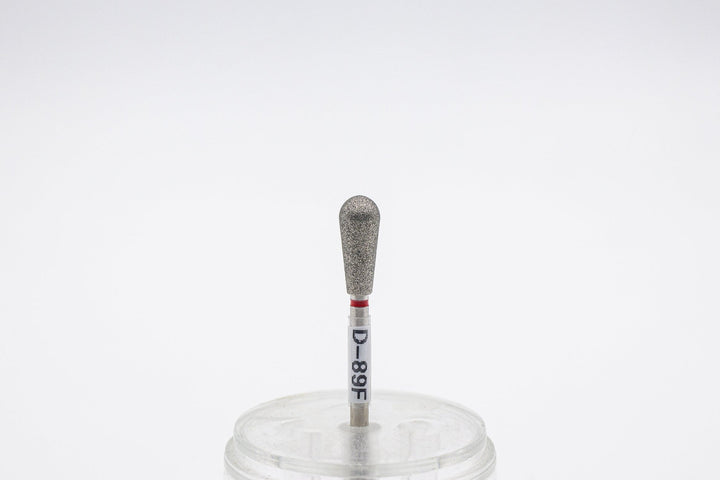 Diamond Nail Drill Bits D - 89, shape pear, head size 5.0x12 mm - U - tools - U - tools