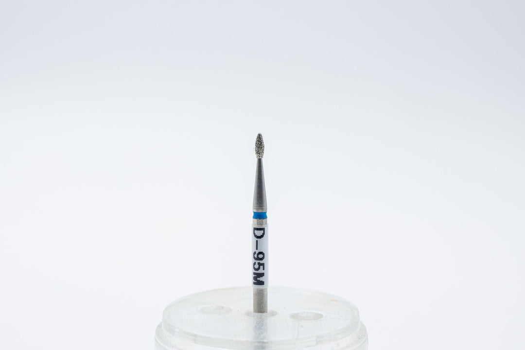 Diamond Nail Drill Bits D - 95 shape bud, head size 1.4x4 mm - U - tools - U - tools