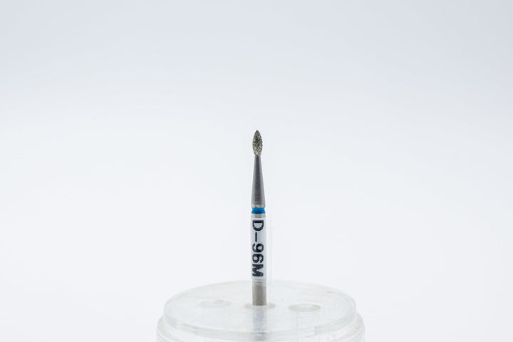 Diamond Nail Drill Bits D - 96, shape bud, head size 1.6x4 mm - U - tools - U - tools