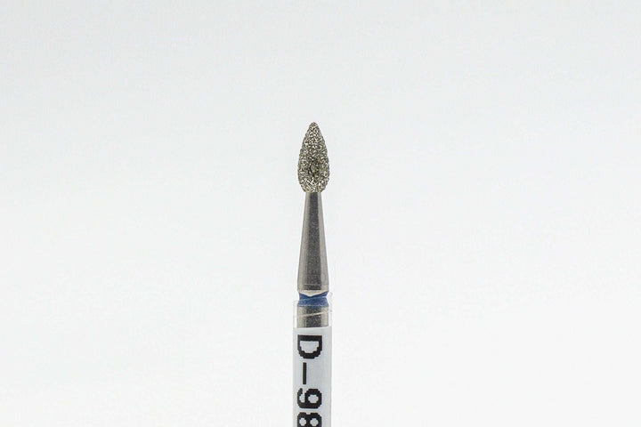 Diamond  Nail Drill Bits D-98 shape  bud, head size 2.1*5.0 mm