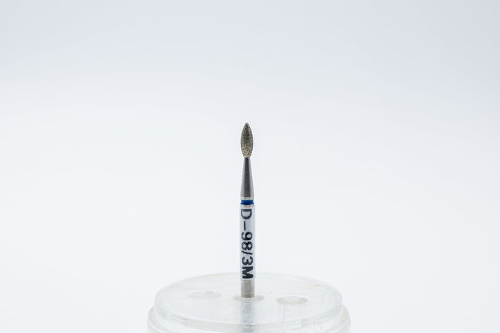 Diamond Nail Drill Bits D - 98/3 shape Olive, head size 2.1*5.5 mm - U - tools - U - tools