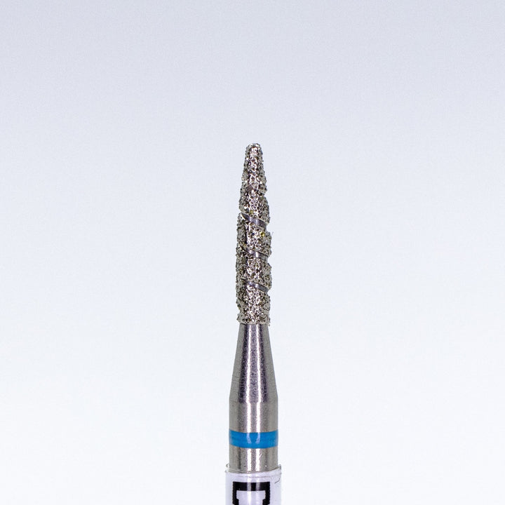 Diamond Nail Drill Bits Tornado D - 136T, shape pointed flame, head size 1.6x8 mm - U - tools - U - tools