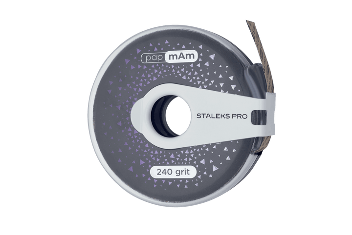 Disposable abrasive tape papmAm  EXCLUSIVE ATClux in a plastic case STALEKS PRO
