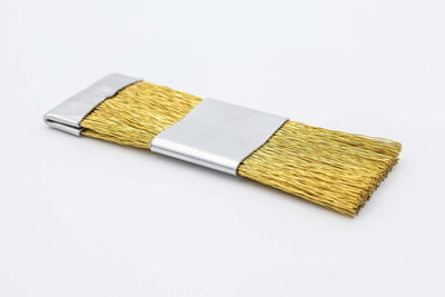 Flat Metal Brush for Cleaning Carbide Bits, size 20x60 mm