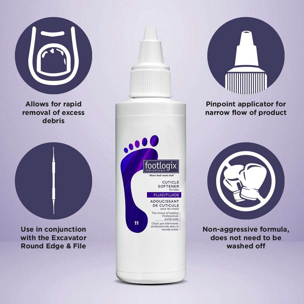 Footlogix 11 Cuticle Softener - 118 ml - U - tools