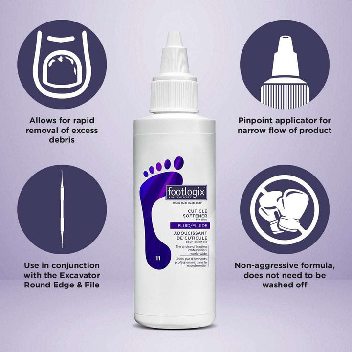 Footlogix 11 Cuticle Softener - 118 ml - U - tools