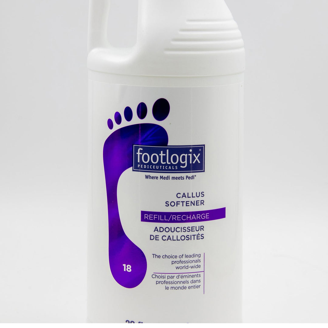 Footlogix 18 Callus softener concentrate - professional sizes in 180 ml and 946 ml - U - tools