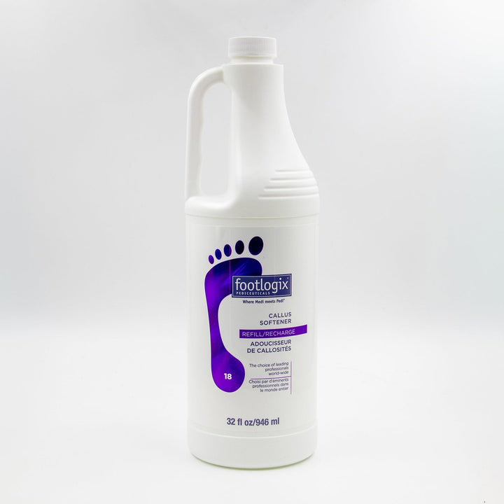 Footlogix 18 Callus softener concentrate - professional sizes in 180 ml and 946 ml - U - tools