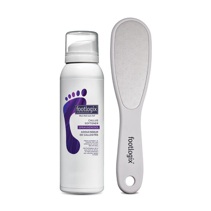 Footlogix At home foot care combo - callus softener (100 ml ) and exfoliating foot file - Footlogix - U - tools