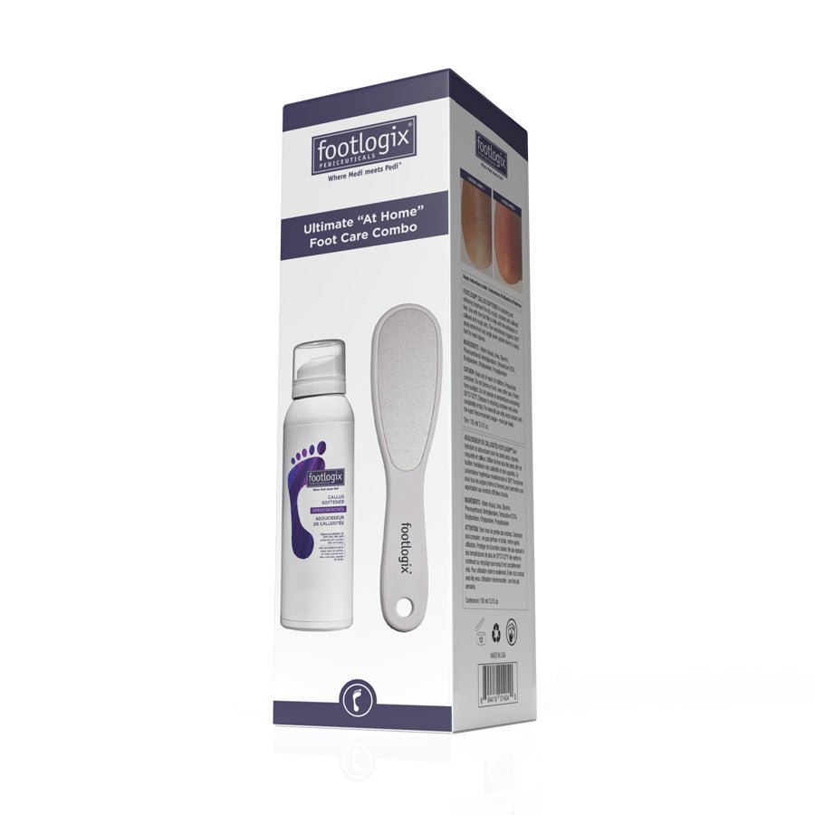 Footlogix At home foot care combo - callus softener (100 ml ) and exfoliating foot file - Footlogix - U - tools