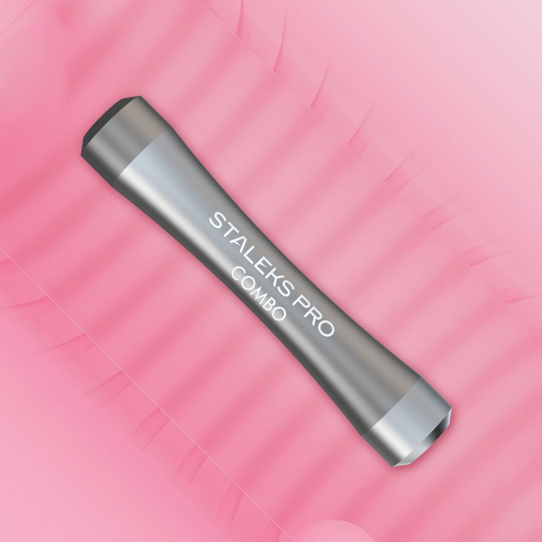 Handle of the pusher Combo UNIQ 10 for replaceable working parts - Silver - Staleks - U - tools