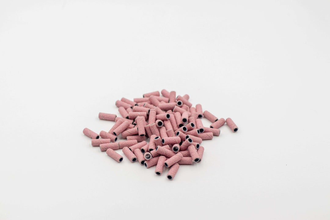 MINI Pink Sanding Bands; size 3x12.7 mm— 100 pieces