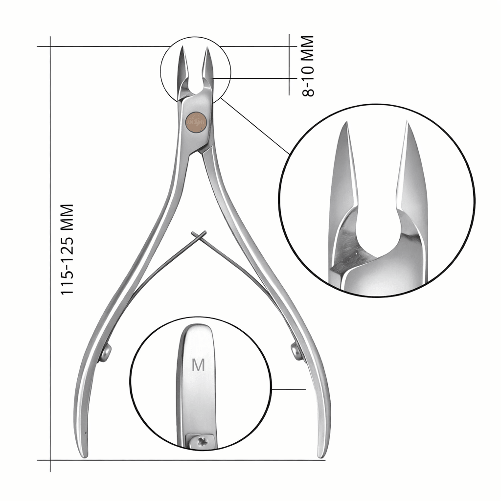 Olton Cuticle Nipper Olton Cuticle Nipper Premium M - 10 mm jaw - U - tools