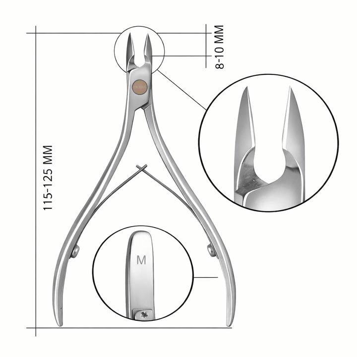 Olton Cuticle Nipper Olton Cuticle Nipper Premium M - 10 mm jaw - U - tools