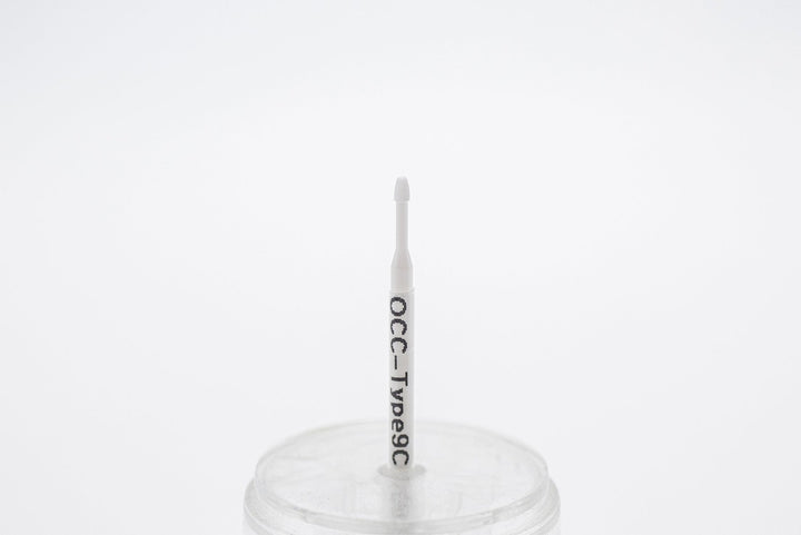 Only Clean Nail Drill Bit Ceramic OCC - 9; Head Size: 1.6*3.0 mmv, 3/32" shank | for Cuticle Removal | E - file Manicure Pedicure - U - tools - U - tools