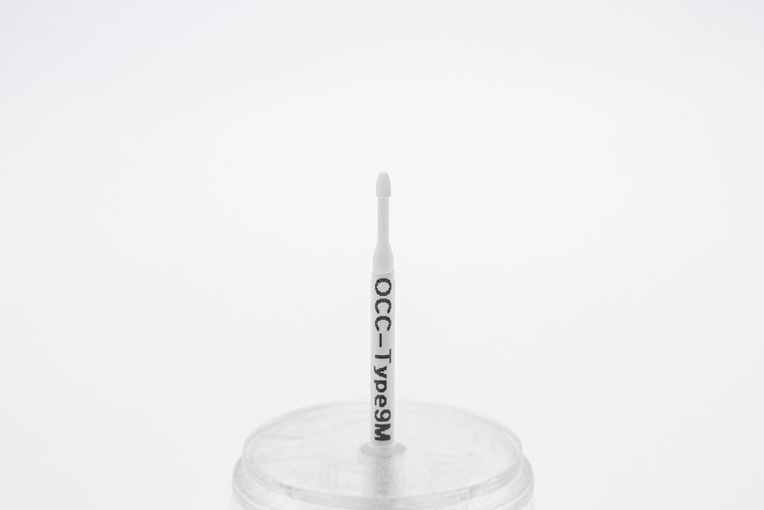 Only Clean Nail Drill Bit Ceramic OCC - 9; Head Size: 1.6*3.0 mmv, 3/32" shank | for Cuticle Removal | E - file Manicure Pedicure - U - tools - U - tools