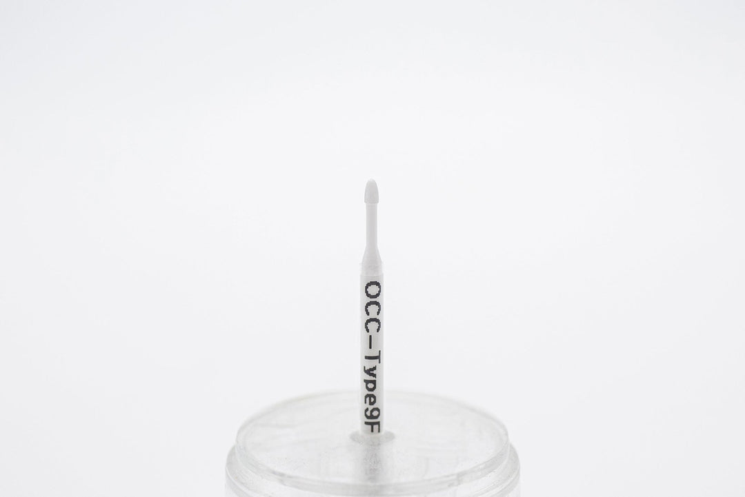 Only Clean Nail Drill Bit Ceramic OCC - 9; Head Size: 1.6*3.0 mmv, 3/32" shank | for Cuticle Removal | E - file Manicure Pedicure - U - tools - U - tools