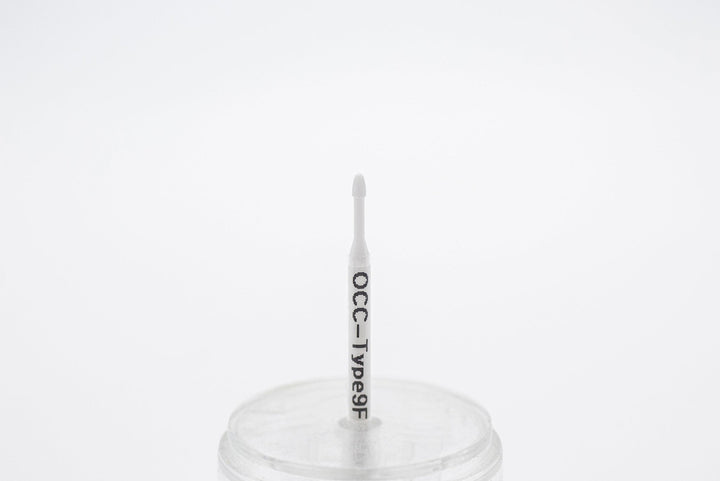 Only Clean Nail Drill Bit Ceramic OCC - 9; Head Size: 1.6*3.0 mmv, 3/32" shank | for Cuticle Removal | E - file Manicure Pedicure - U - tools - U - tools